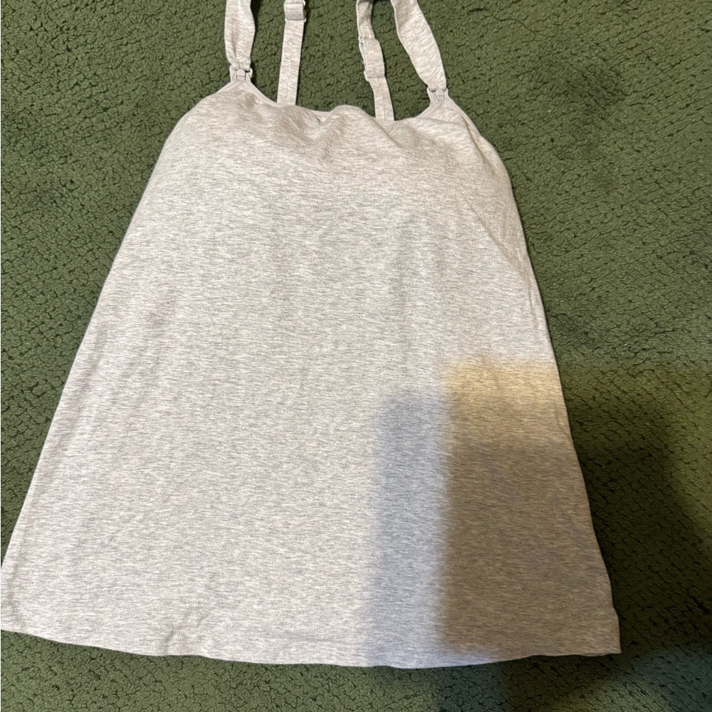 Nursing Camisoles- 2 Light Grey Sleeveless Cami Bras by Kindred Bravely